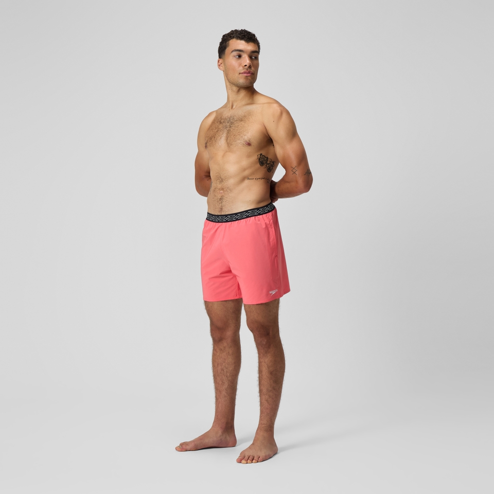 Short de bain HyperBoom Band 40 cm, hommes, corail