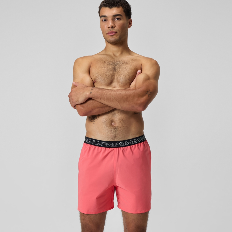 Short de bain HyperBoom Band 40 cm, hommes, corail