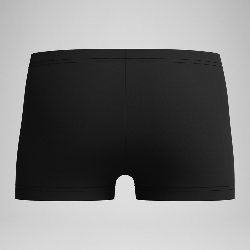 Short de bain Aquashort Garçon Plastisol Placement noir/bleu