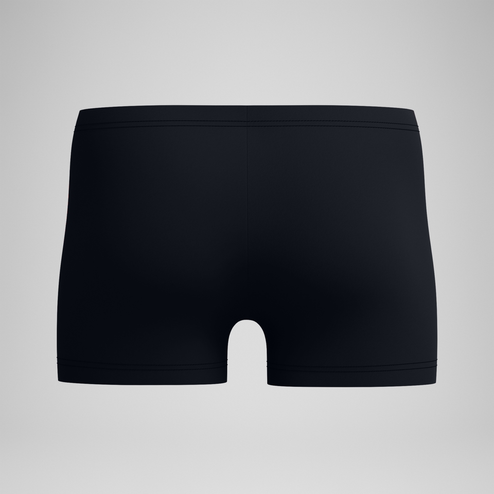 Men's Medley Logo Aquashort Black/Coral