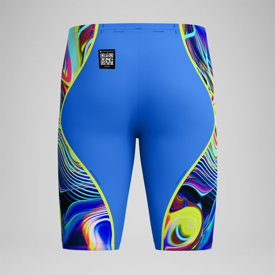 Men's Fastskin LZR Pure Intent 2.0 High Waist Jammer Blue/Yellow/Red