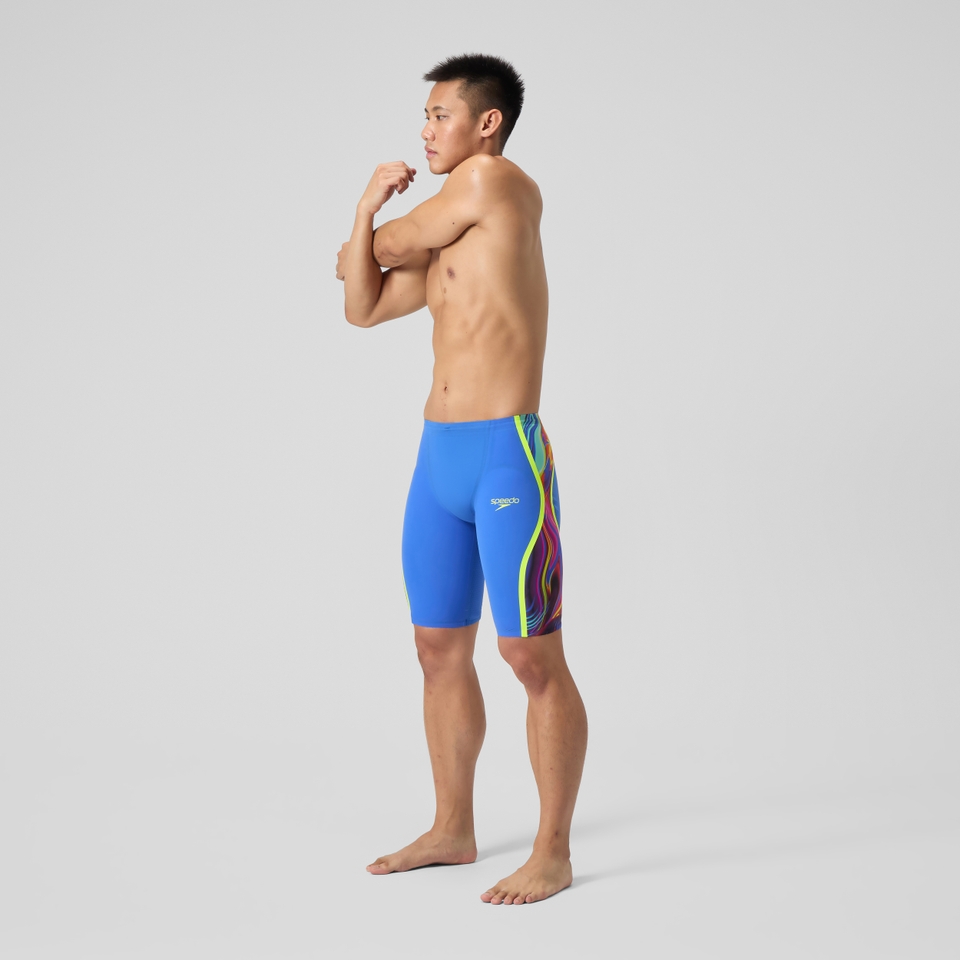 Men's Fastskin LZR Pure Intent 2.0 High Waist Jammer Blue/Yellow/Red