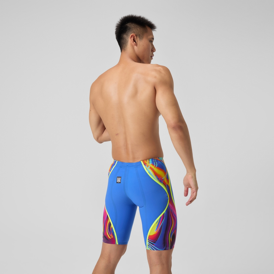 Men's Fastskin LZR Pure Intent 2.0 High Waist Jammer Blue/Yellow/Red