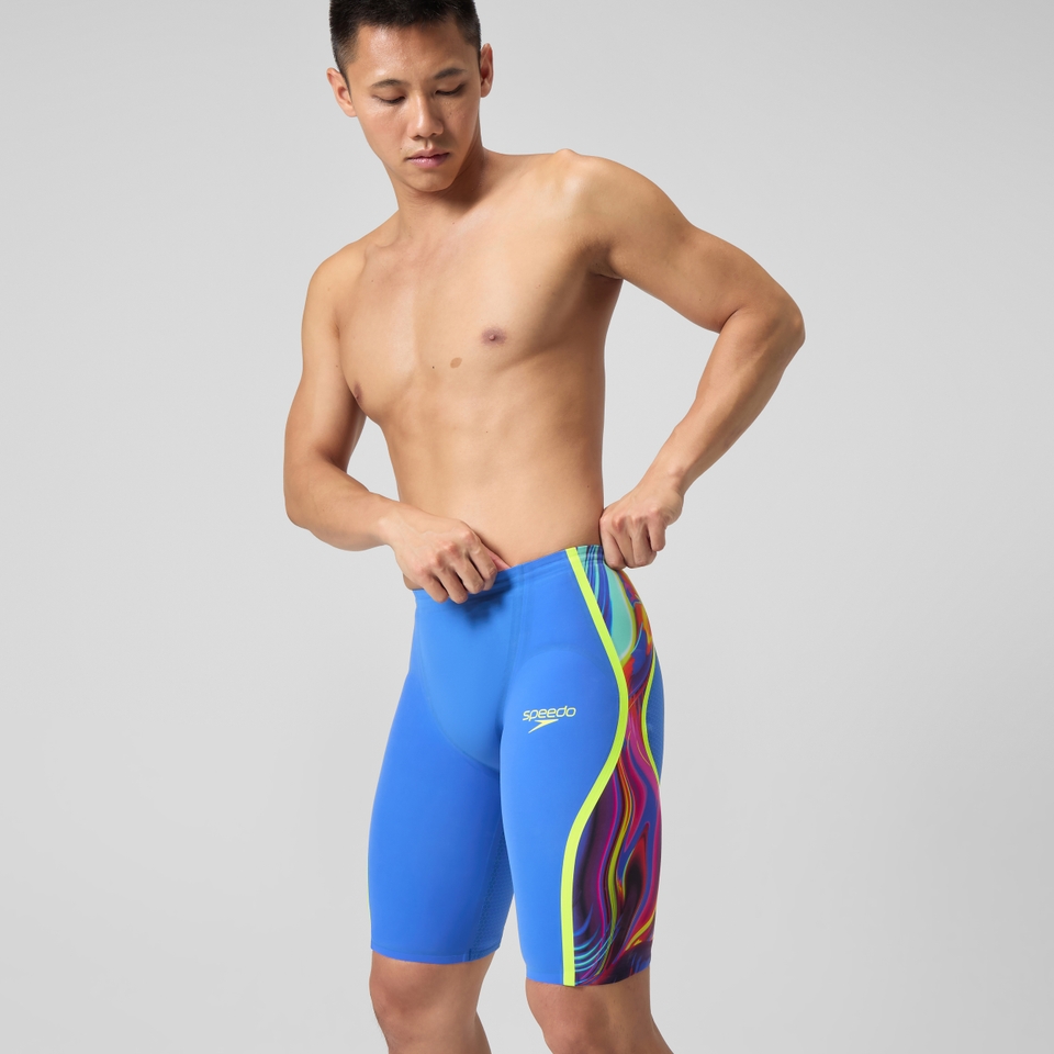 Men's Fastskin LZR Pure Intent 2.0 High Waist Jammer Blue/Yellow/Red