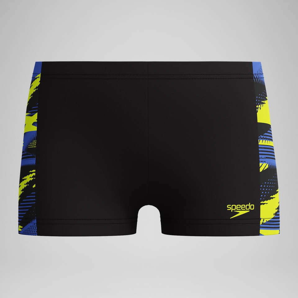Boys' HyperBoom Panel Aquashort Black/Yellow