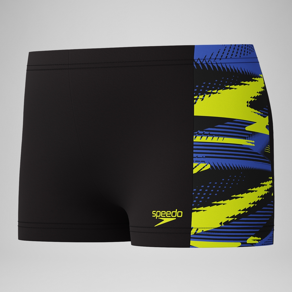 Boys' HyperBoom Panel Aquashort Black/Yellow