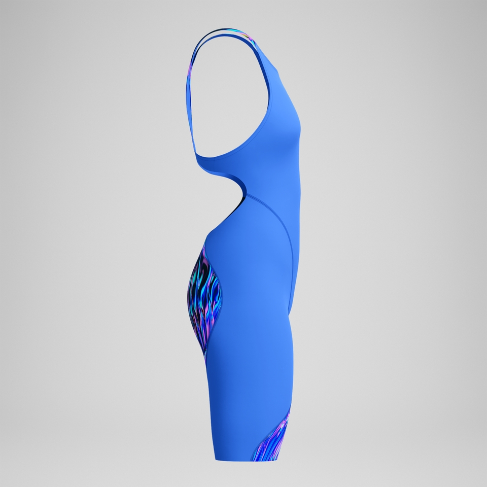 Combinaison partielle Femme Fastskin LZR Ignite bleu/rose