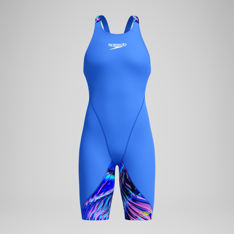 Combinaison partielle Femme Fastskin LZR Ignite bleu/rose