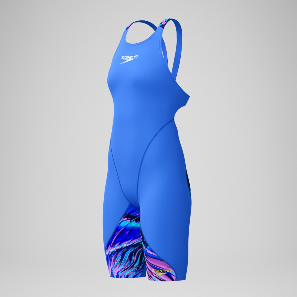 Combinaison partielle Femme Fastskin LZR Ignite bleu/rose