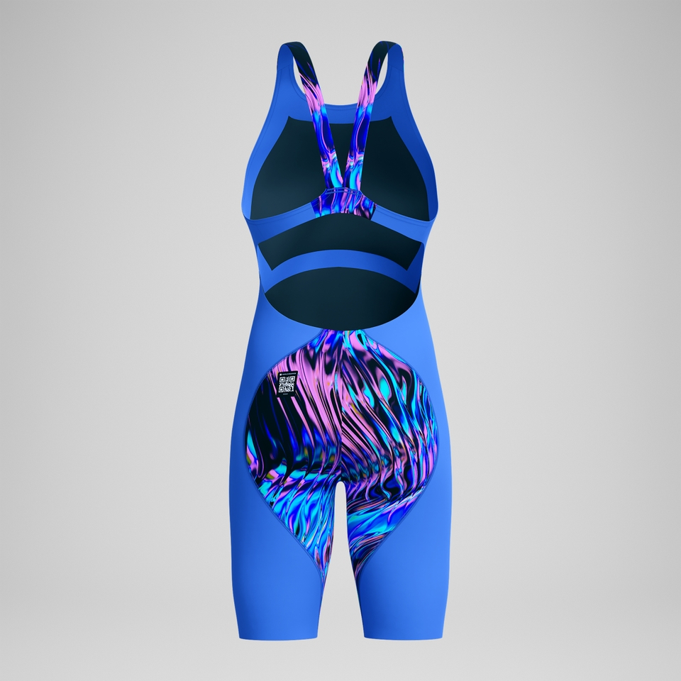 Combinaison partielle Femme Fastskin LZR Ignite bleu/rose