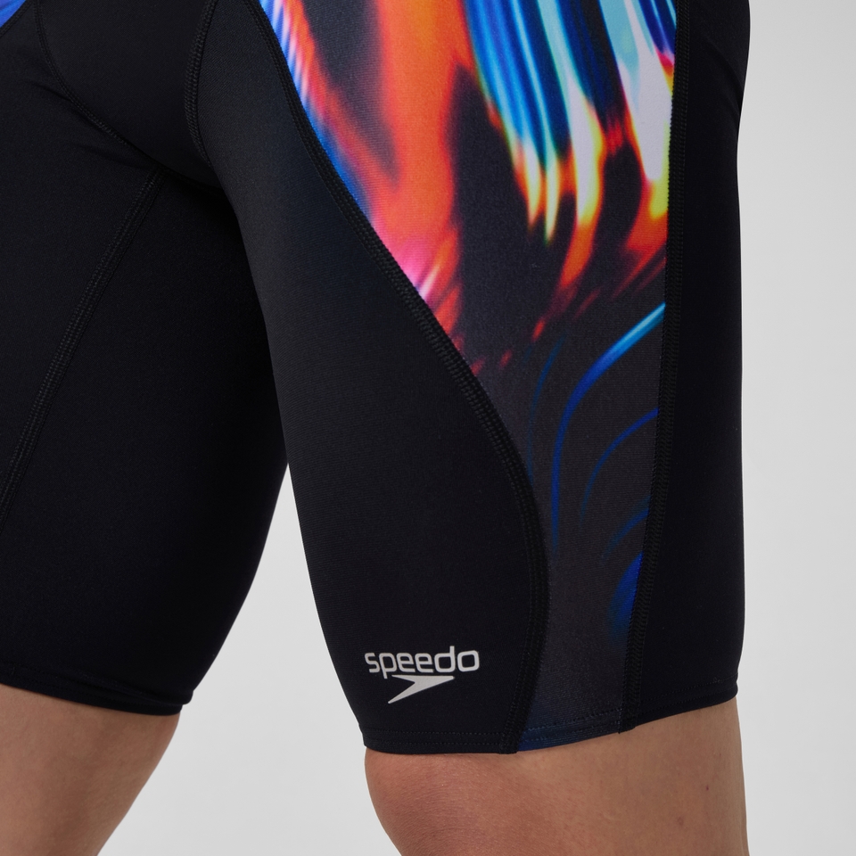 Men's Club Training Printed V-Cut Jammer Navy/Red