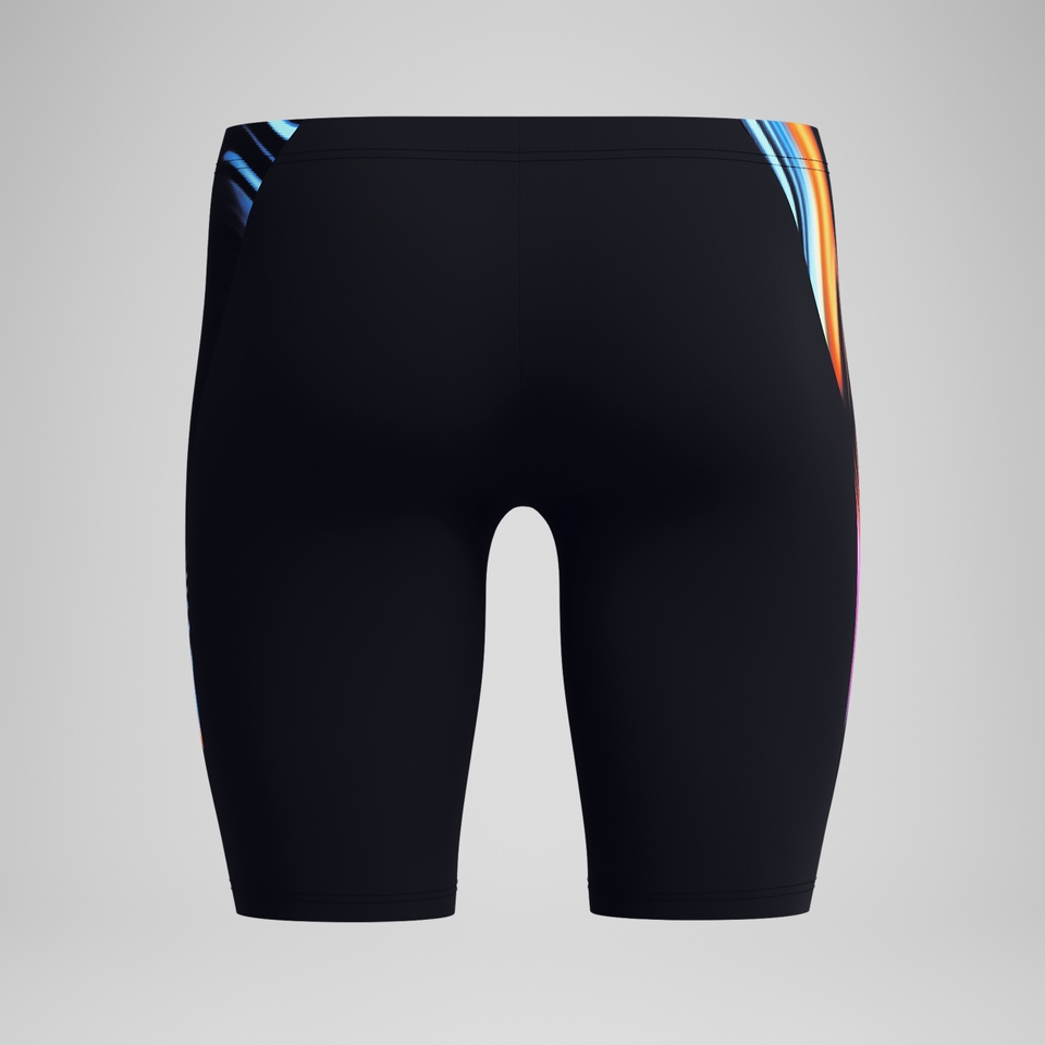 Men's Club Training Printed V-Cut Jammer Navy/Red