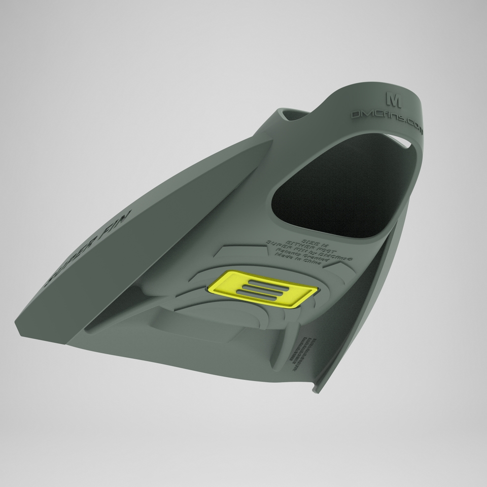 Speedo DMC Super Flosse Grün/Gelb