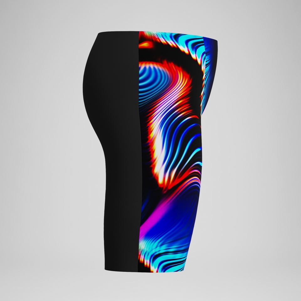 Boys' Fastskin Endurance+ Max High Waist Jammer Black/Blue