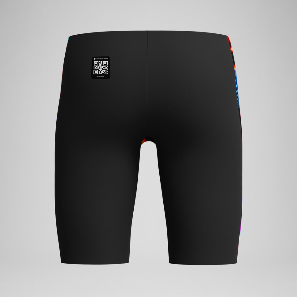 Boys' Fastskin Endurance+ Max High Waist Jammer Black/Blue