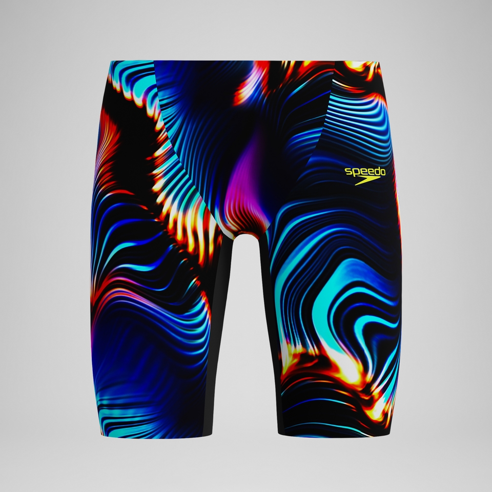 Boys' Fastskin Endurance+ Max High Waist Jammer Black/Blue