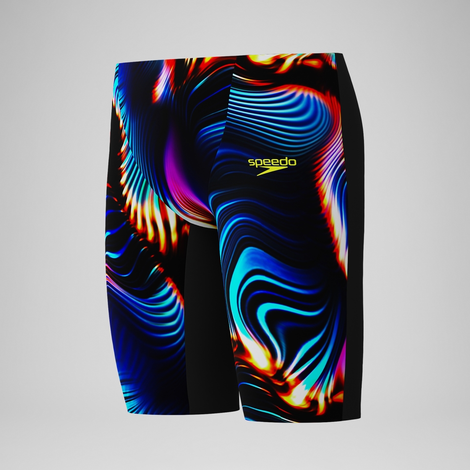 Boys' Fastskin Endurance+ Max High Waist Jammer Black/Blue