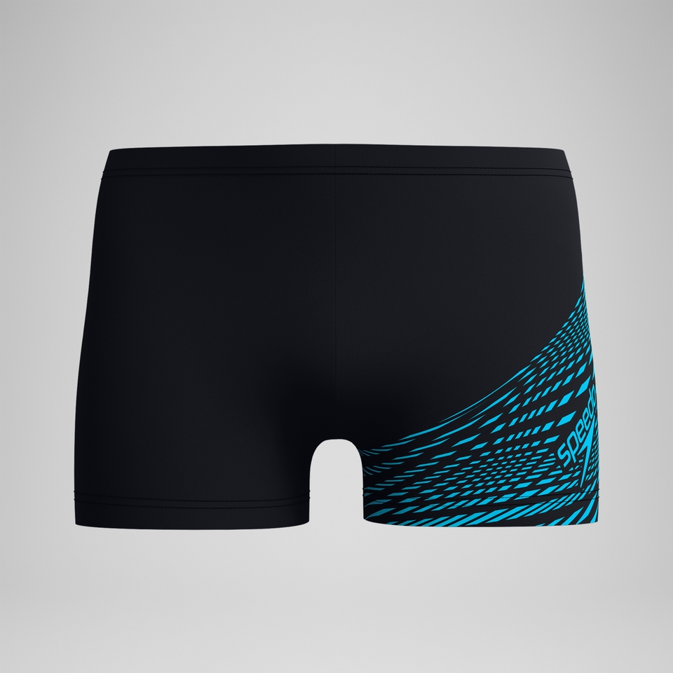 Men's Medley Logo Aquashort Black/Blue