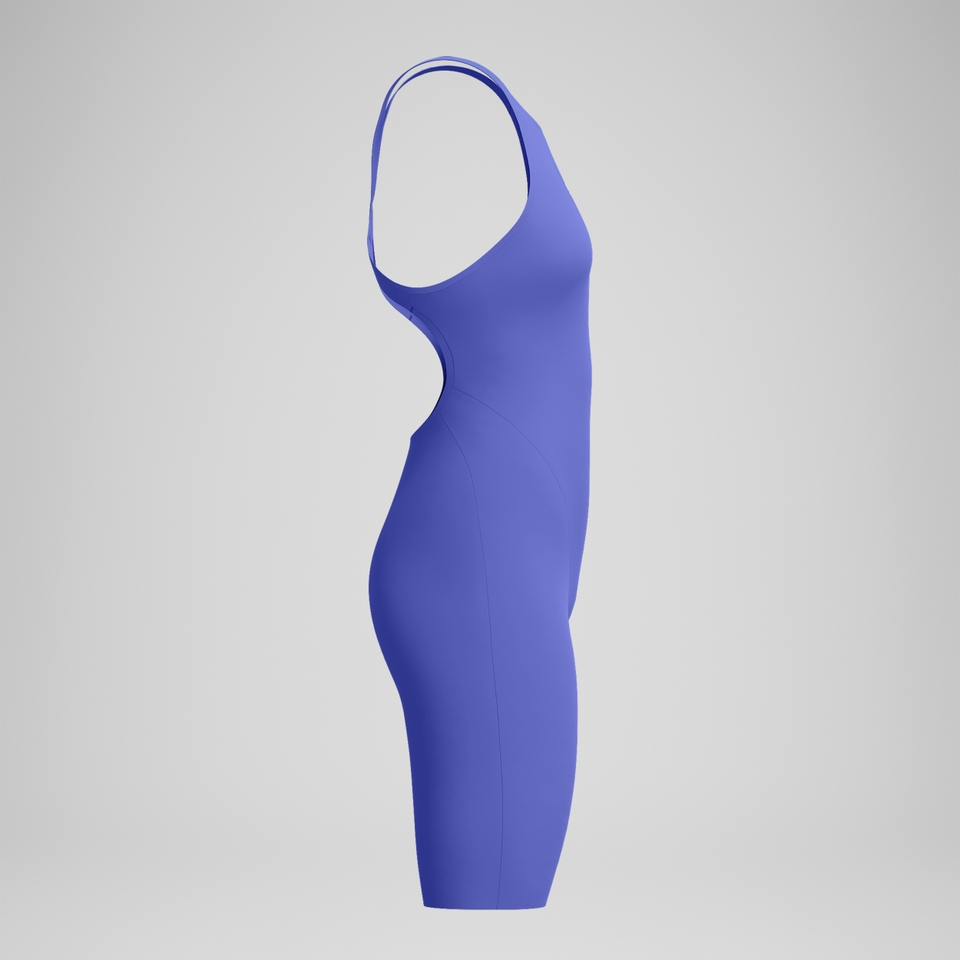Fastskin LZR Pure Valor 2.0 Schwimmanzug mit offenem Rücken Blau/Gelb für Damen
