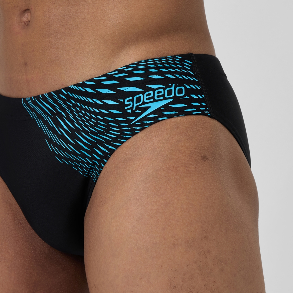 Men's Medley Logo 7cm Brief Black/Blue
