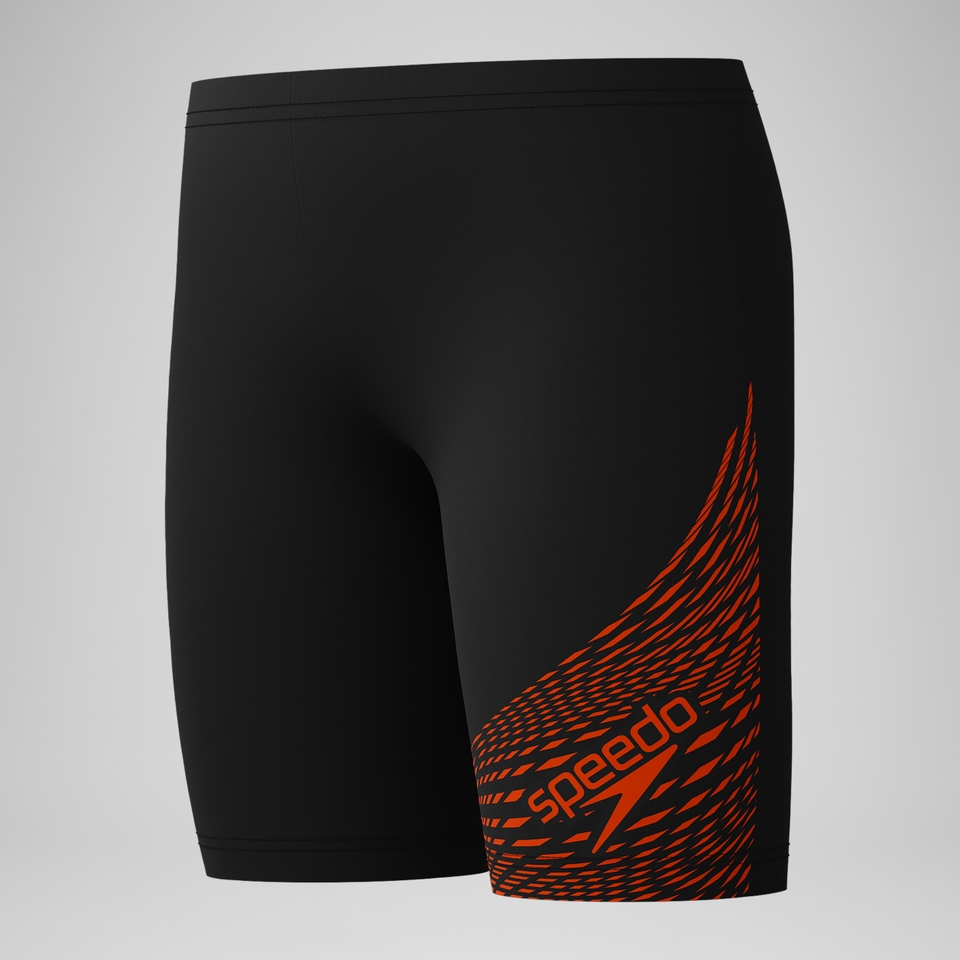 Boys' Medley Logo Jammer Black/Red