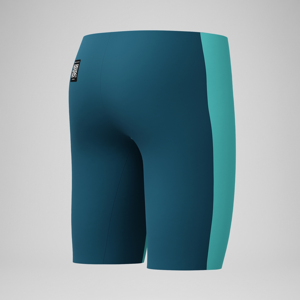 Jammer Garçon Max Fastskin Endurance+ taille haute turquoise
