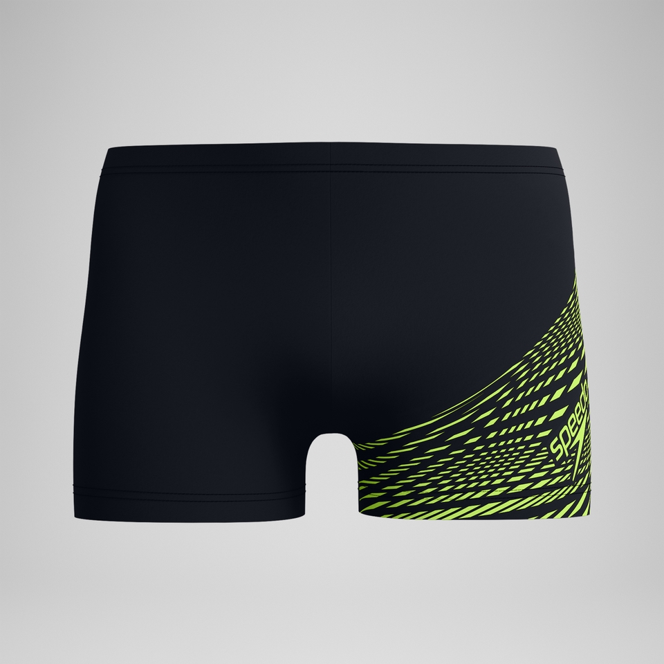 Men's Medley Logo Aquashort Black/Yellow