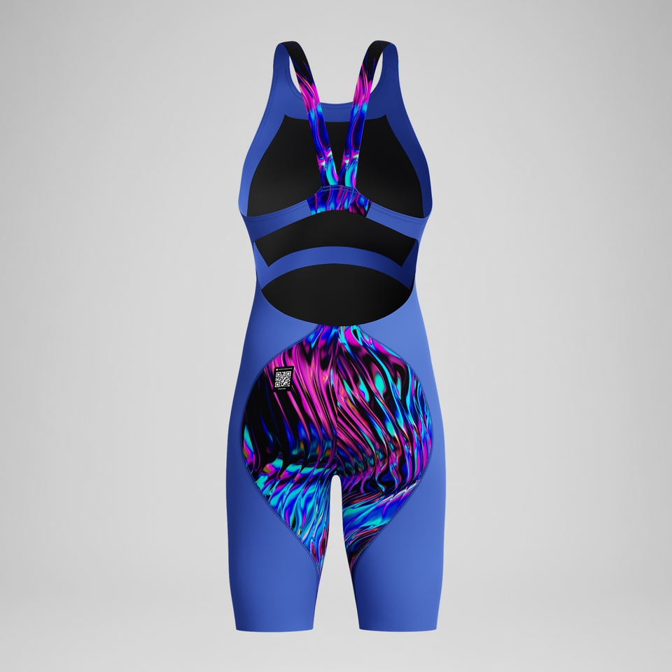 Fastskin LZR Ignite Schwimmanzug Blau/Pink für Mädchen