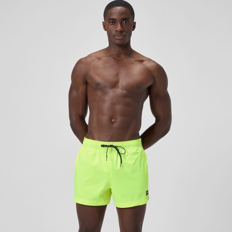Men's Solid 14'' Redondo Edge Swim Shorts Yellow