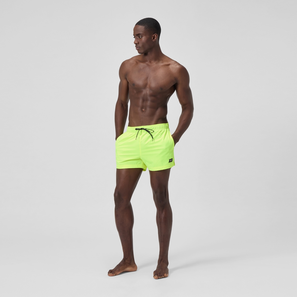 Redondo Edge Einfarbige Badeshorts 35 cm Gelb für Herren