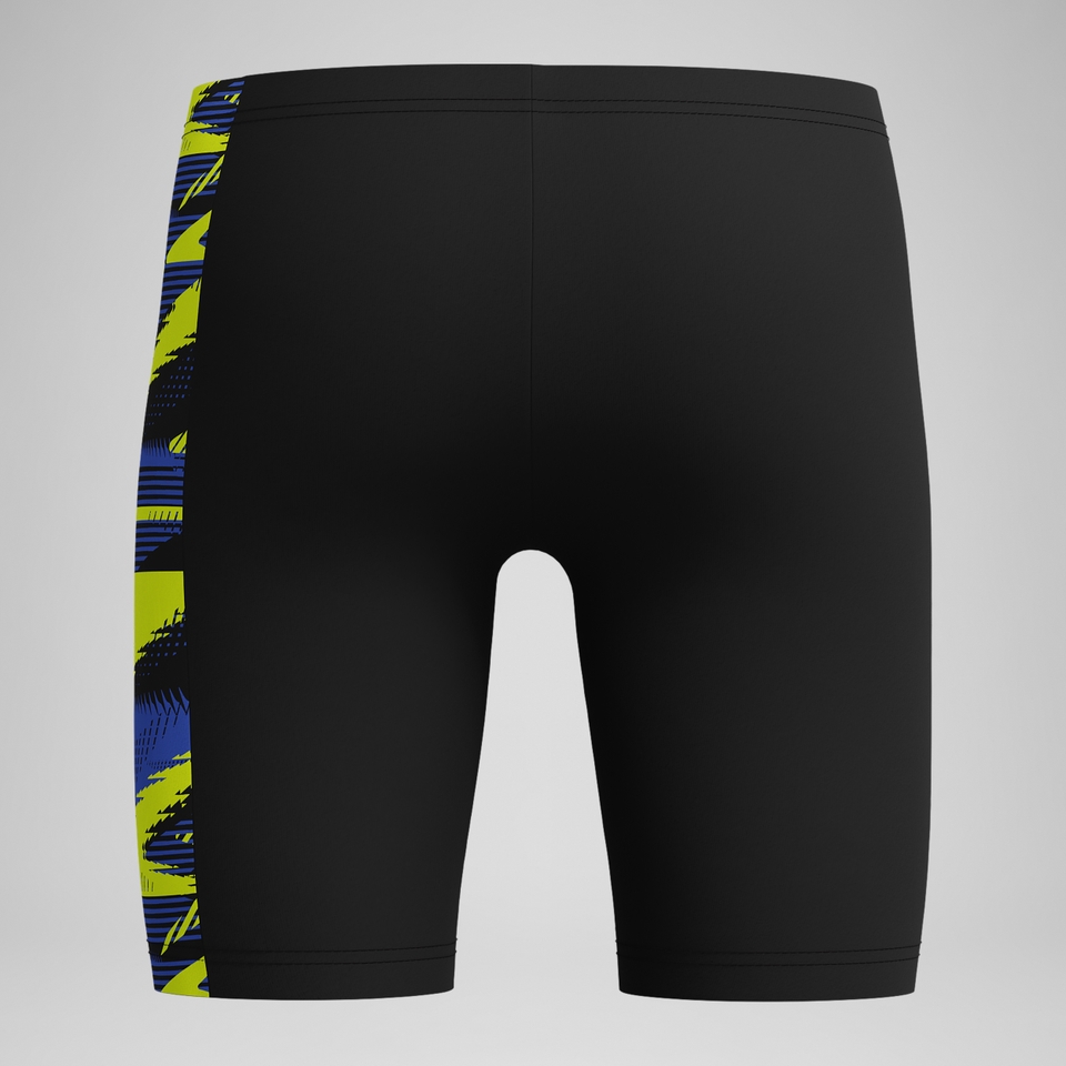 HyperBoom Panel-Schwimmhose Schwarz/Gelb für Jungen