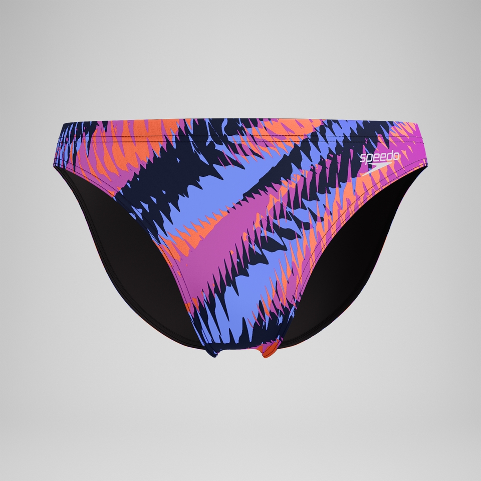 Club Training Bedruckte Badehose 5 cm Blau/Pink für Herren