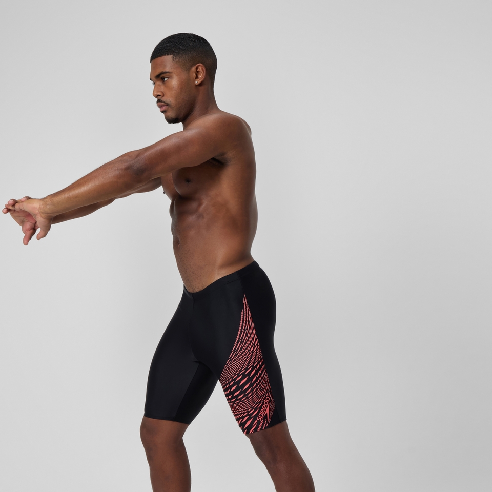 Men's Medley Logo Jammer Black/Coral