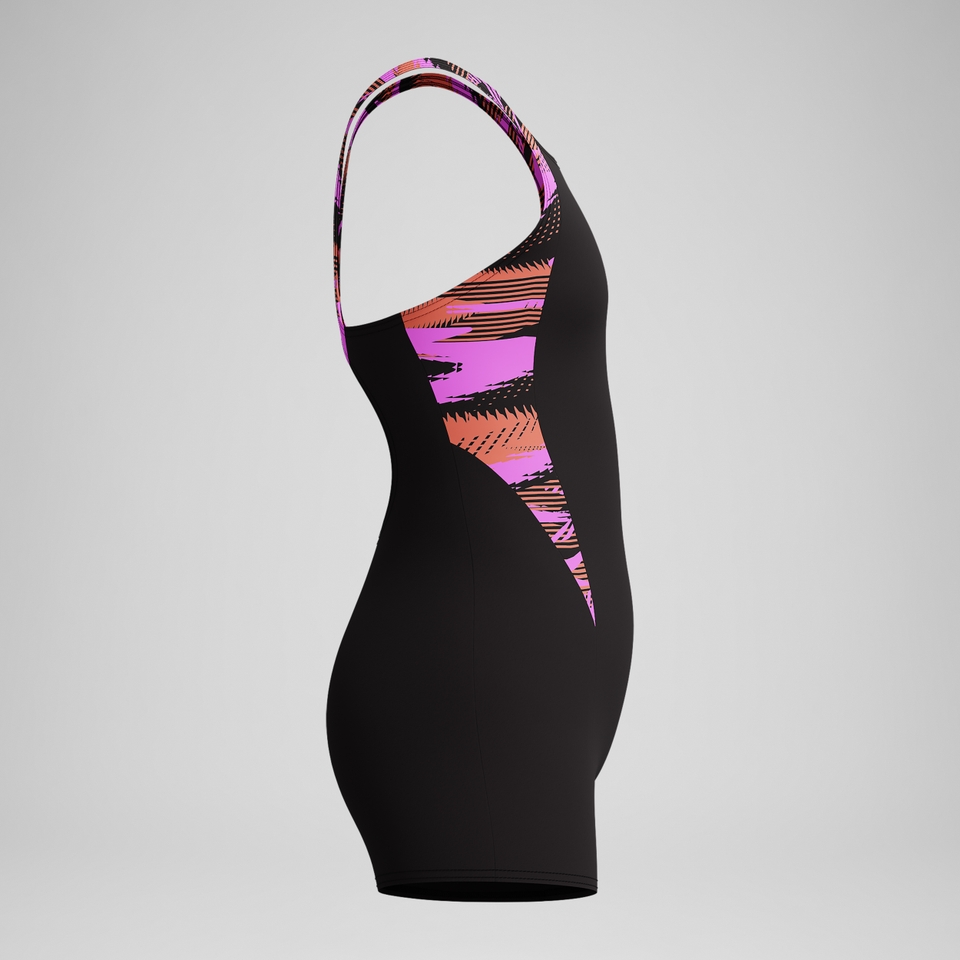 Girls' HyberBoom Splice legsuit Black/Pink