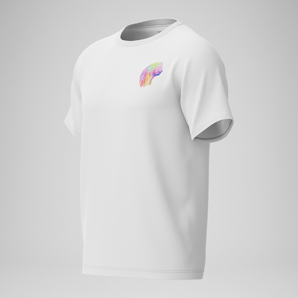 Pride Kurzärmeliges T-Shirt mit Weiß für Herren