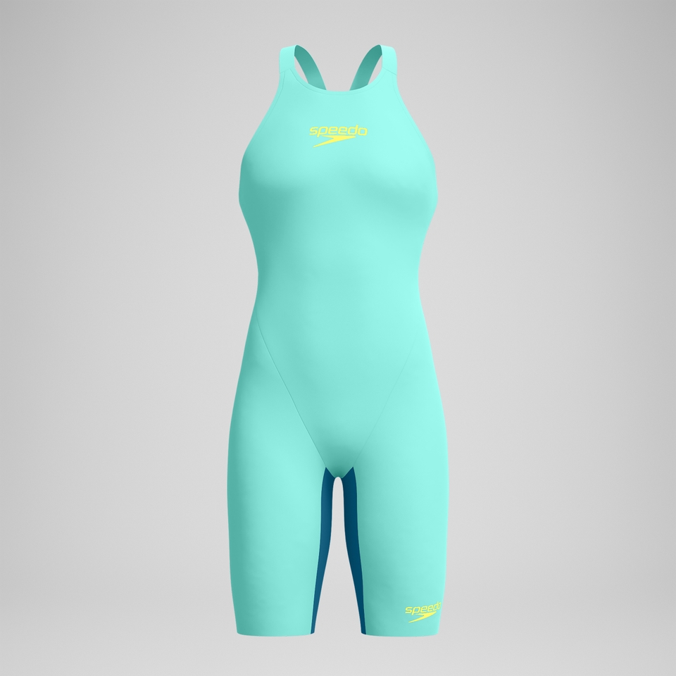 Women's Fastskin LZR Pure Valor 2.0 Openback Kneeskin Turquoise