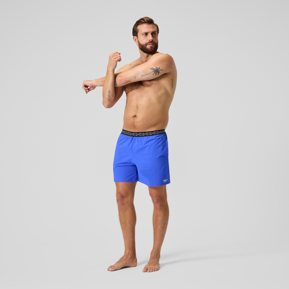 HyperBoom Bund-Badeshorts 40 cm Blau für Herren