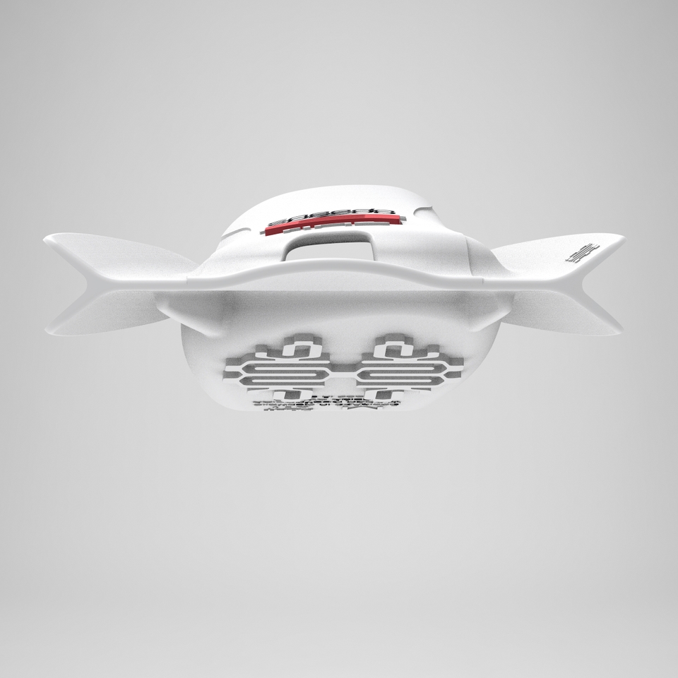 Speedo DMC Elite Fin White/Red