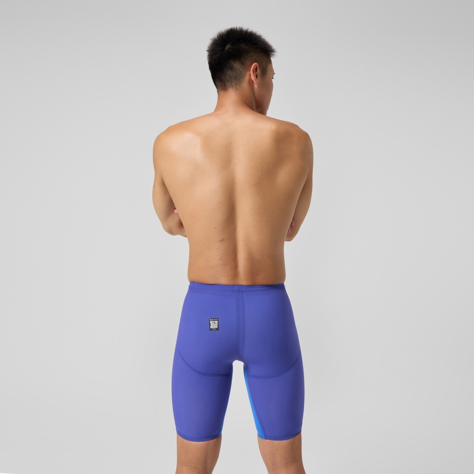 Fastskin LZR Pure Valor 2.0 Schwimmhose mit hohem Bund Blau/Gelb für Herren