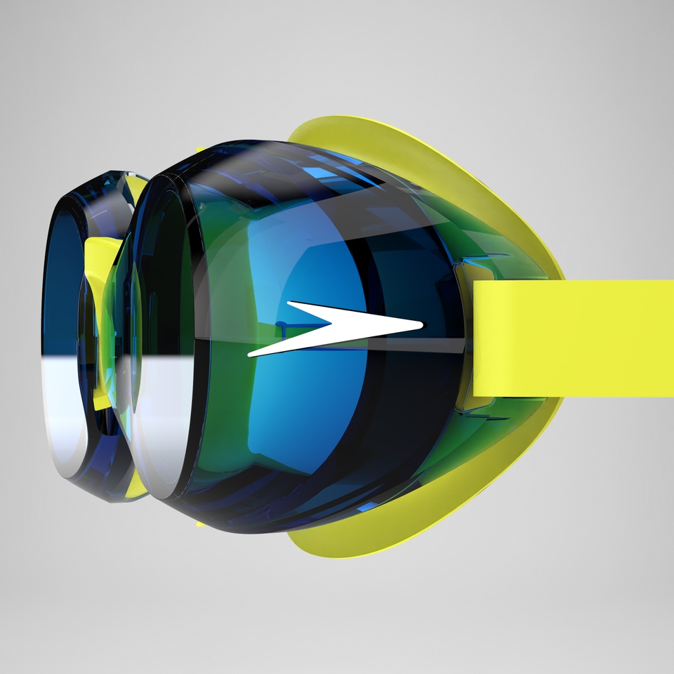 Jet 2.0 Schwimmbrille Gelb/Blau für Kinder