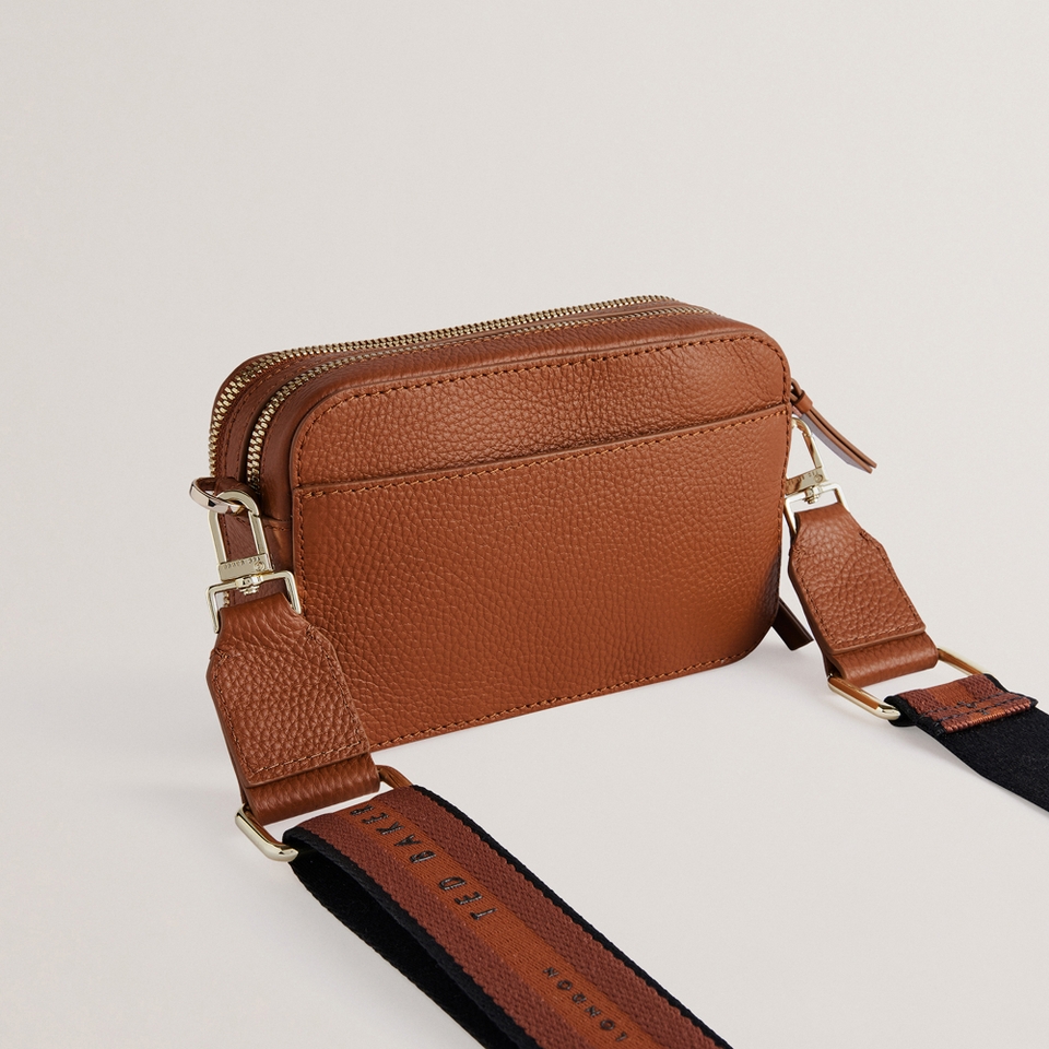 Ted Baker Stunna Webbing Leather Crossbody Bag