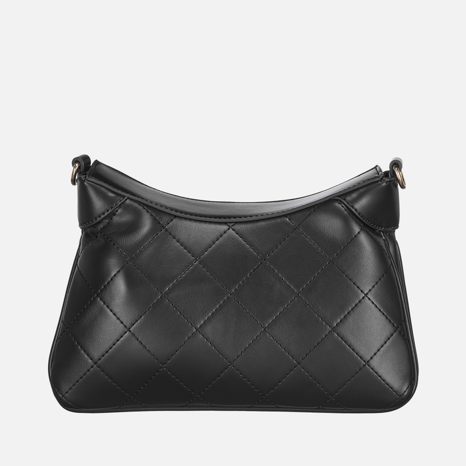 Valentino Nur Re Quilted Faux Leather Hobo Bag 