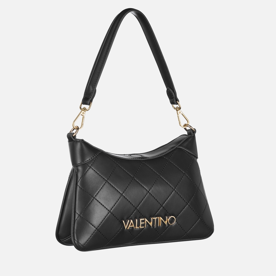 Valentino Nur Re Quilted Faux Leather Hobo Bag 