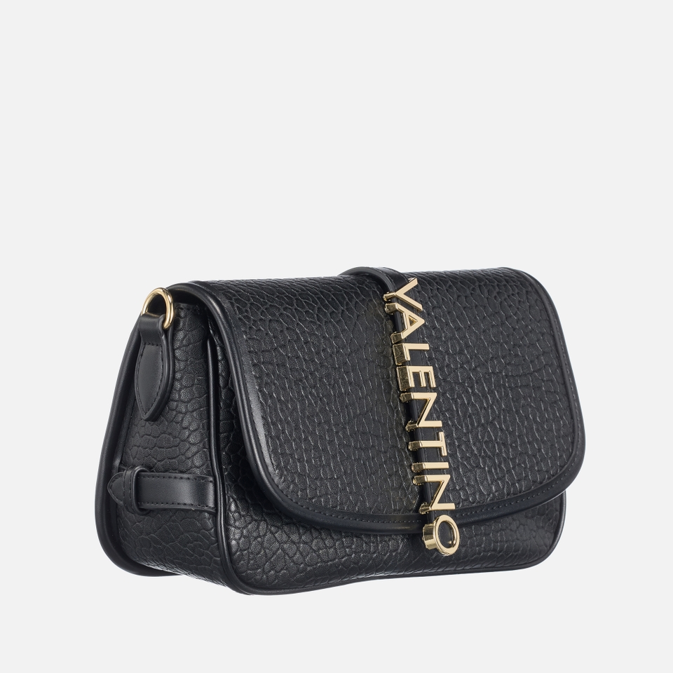 Valentino Zeno Faux Leather Croc-Effect Flap Bag 