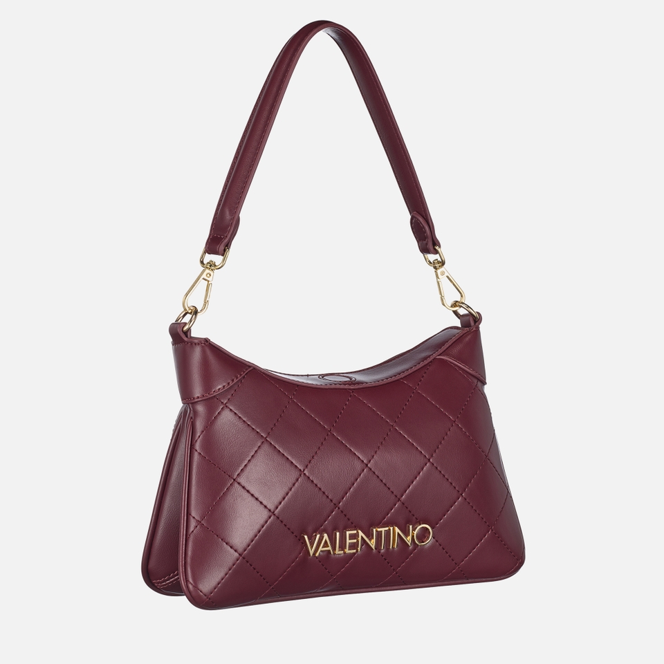 Valentino Nur Re Quilted Faux Leather Hobo Bag 