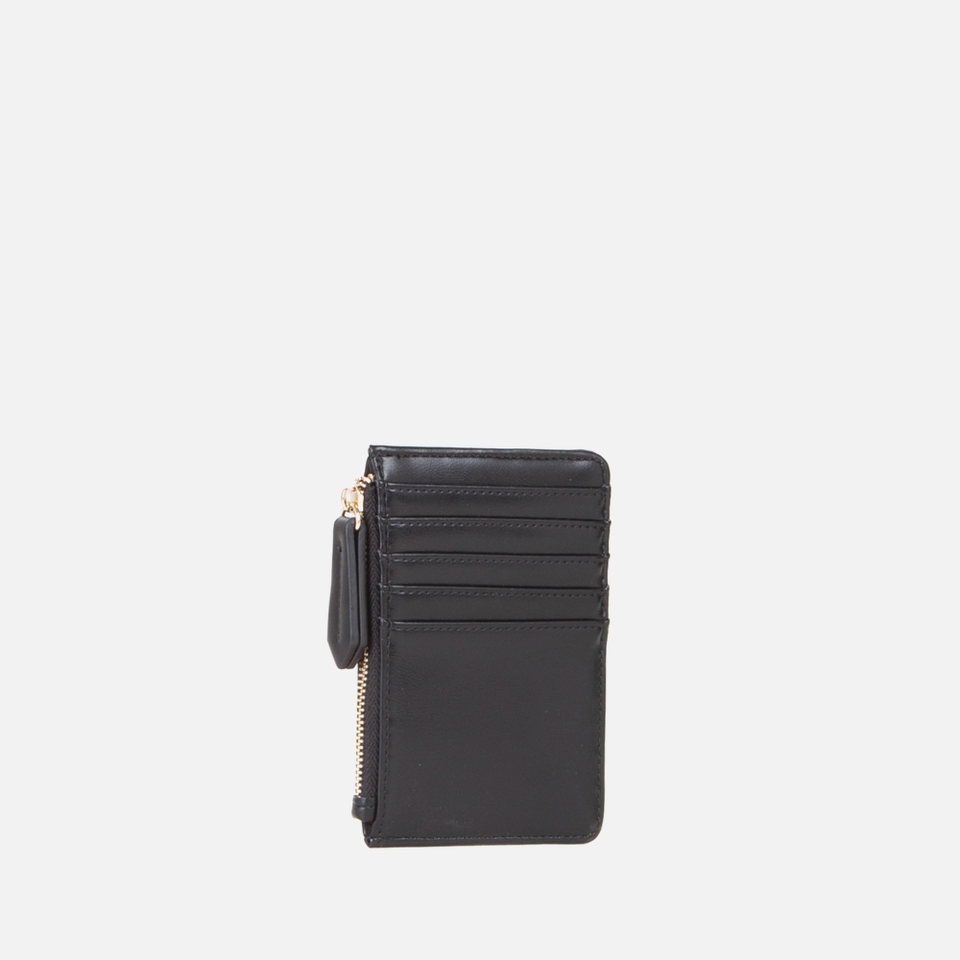 Valentino Nur Re Quilted Faux Leather Card Case 