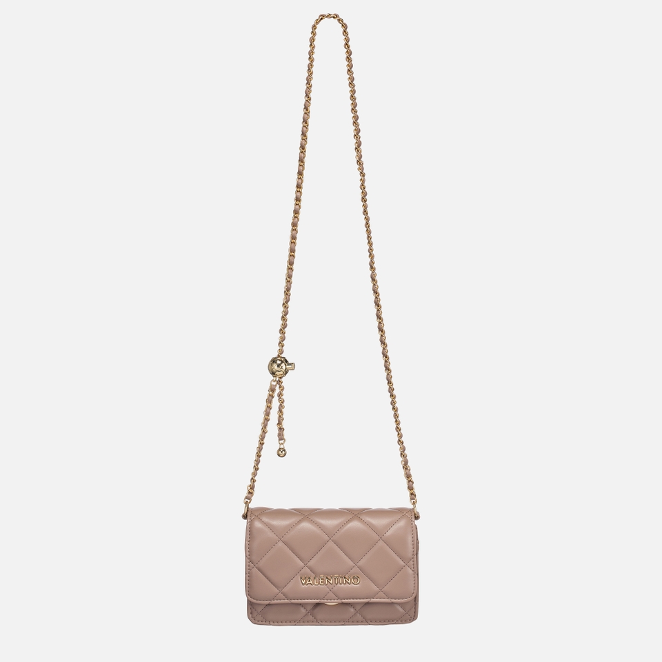 Valentino Ocarina Quilted Faux Leather Flap Bag 