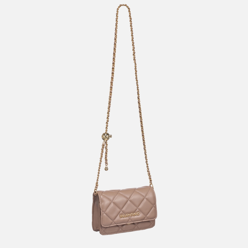 Valentino Ocarina Quilted Faux Leather Flap Bag 