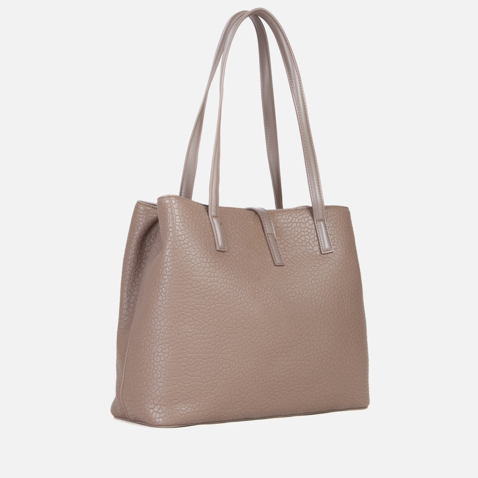 Valentino Zeno Faux Leather Croc-Effect Shopping Bag