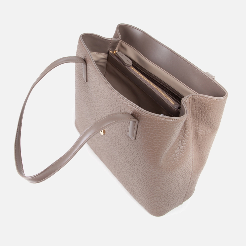 Valentino Zeno Faux Leather Croc-Effect Shopping Bag
